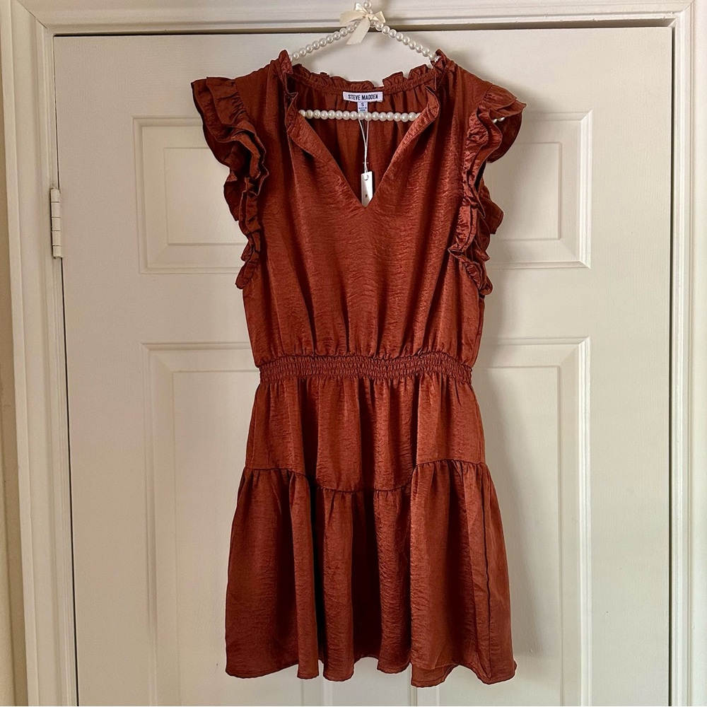 Steve Madden Prairie Dreams Dress - Chocolate